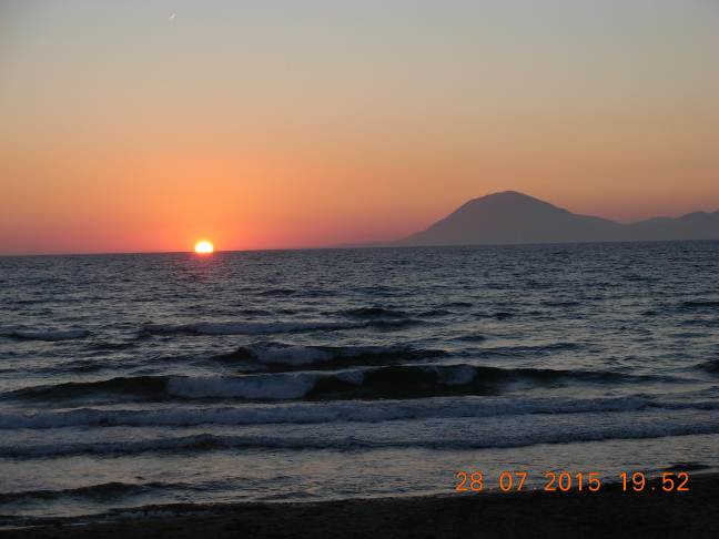 tramonto a Killini