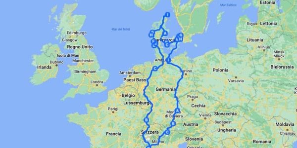Il tour della Danimarca in camper