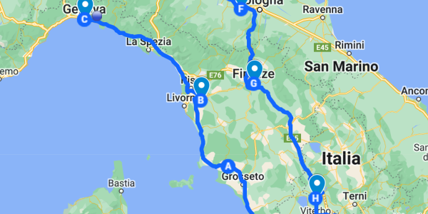 Da nord-est a Roma e ritorno, in camper