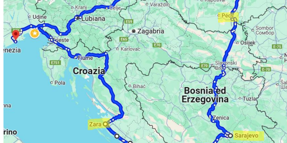 Viaggio in Croazia, Bosnia-Erzegovina e Ungheria