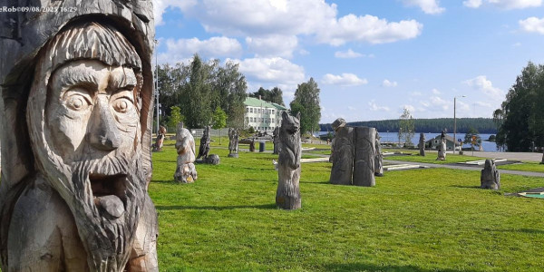Le statue di legno di Kivijärvi
