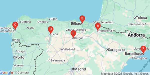Lumachina in Spagna del Nord e Barcellona
