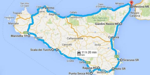La Sicilia in inverno