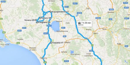 Lazio e Toscana i Borghi in Tufo