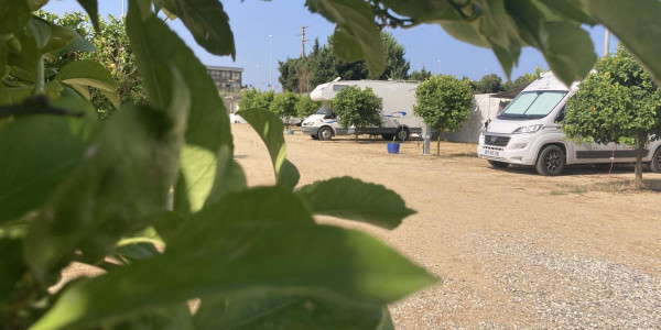 Cala camping area camper