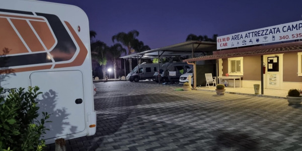 Area sosta camper Sircacusa ClaudCar
