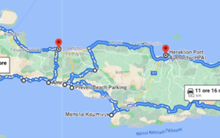 Tour di Creta nel 2021 in camper
