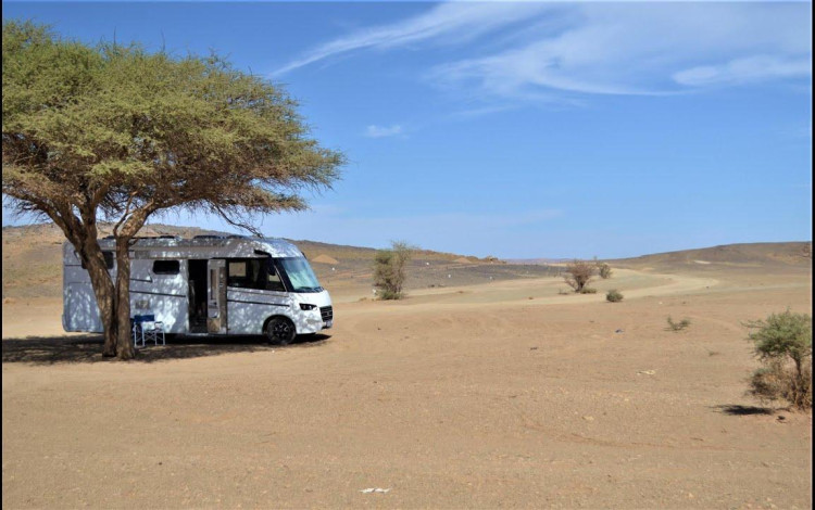 Nel deserto Marocchino, in camper