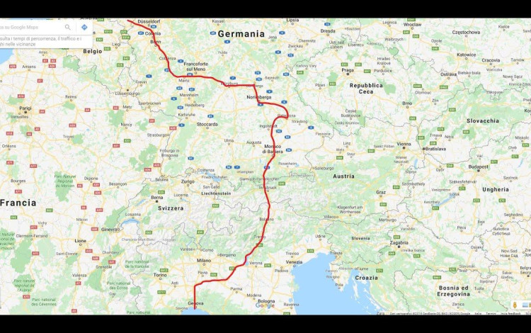 Città della Valle del Reno in camper - 1 Parte