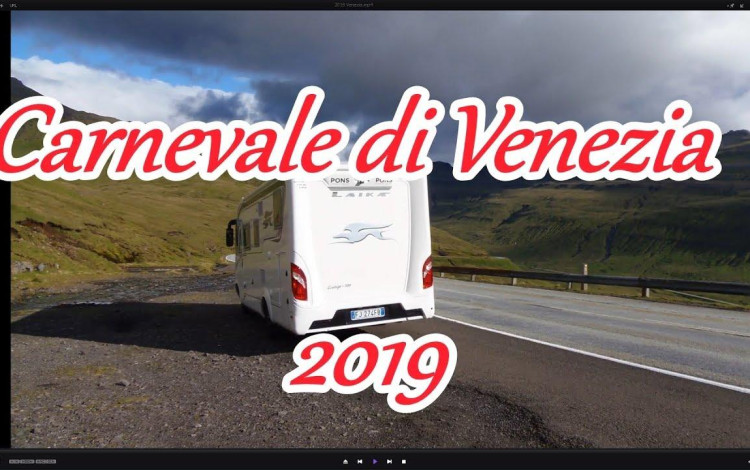 Carnevale di Venezia 2019, in camper