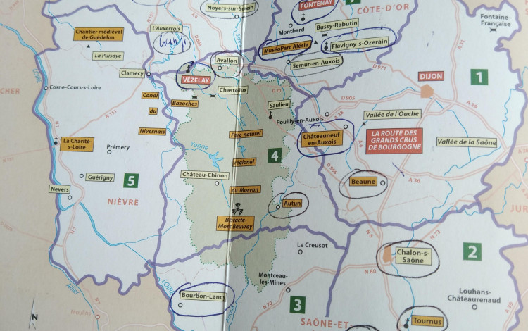 Viaggio in Borgogna 