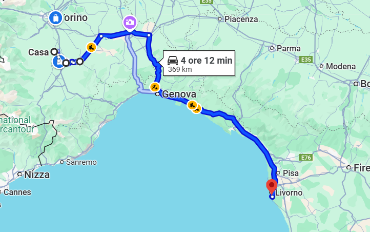 Roma in tour, Toscana e Liguria in camper