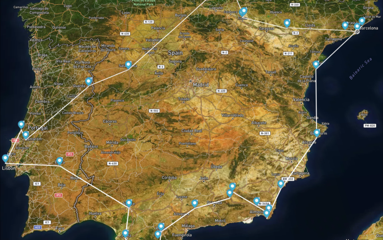 Viaggio nella penisola Iberica in camper