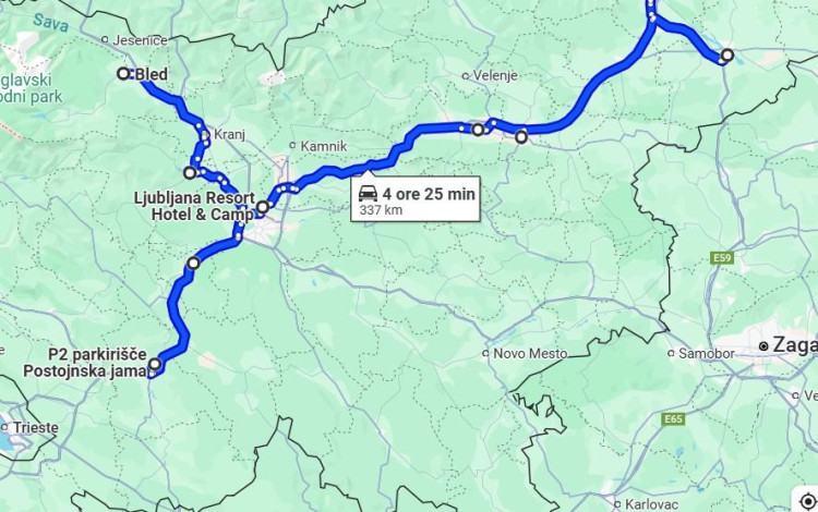 Slovenia, Friuli, Trentino e Veneto