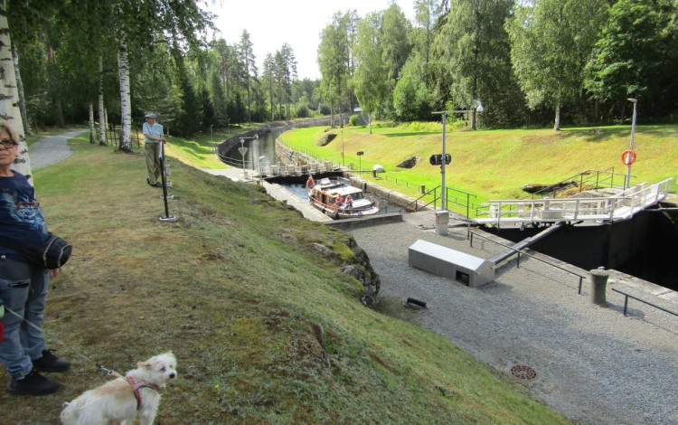 Finlandia in camper: canale Varistaipaleen 
