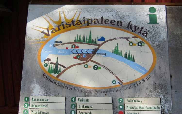 Finlandia in camper: canale Varistaipaleen 