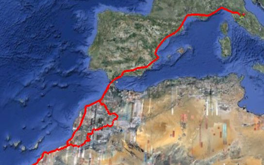 con il camper in Marocco