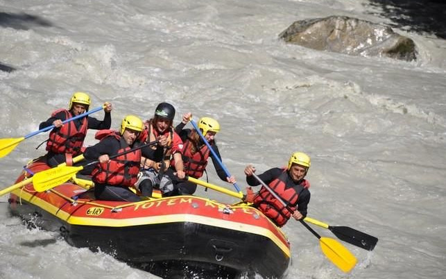 Valli da sogno e rafting!