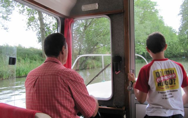 Con il Camper e...il battello in Francia