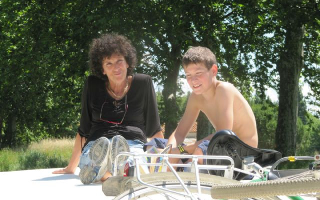 Con il Camper e...il battello in Francia