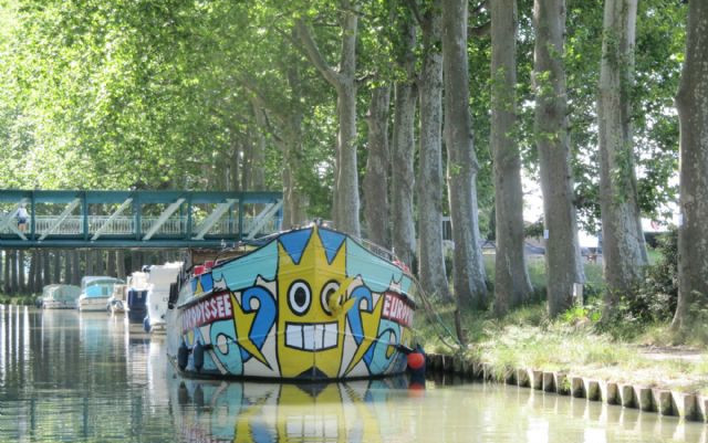 Con il Camper e...il battello in Francia