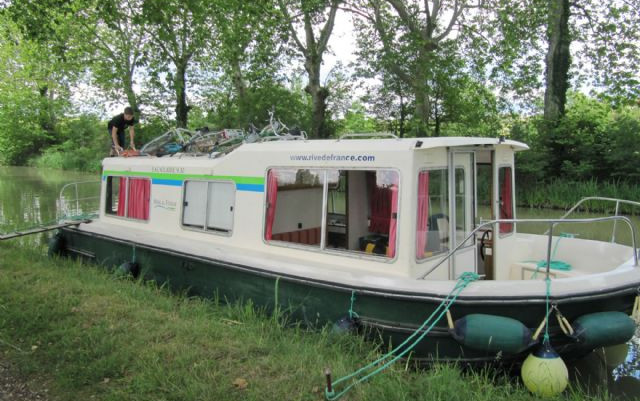 Con il Camper e...il battello in Francia