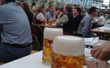 Monaco di Baviera durante l'Oktoberfest