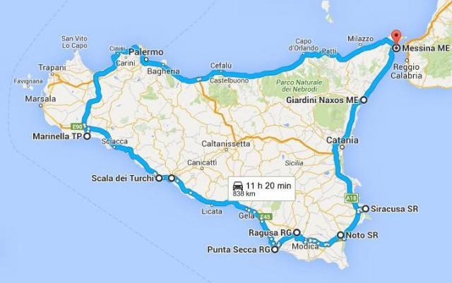 La Sicilia in inverno