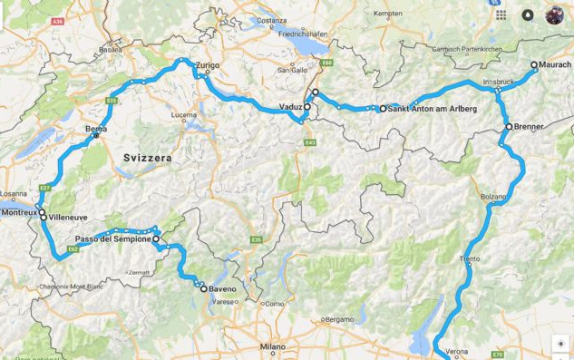 Svizzera e Liechtenstein in camper e bicicletta