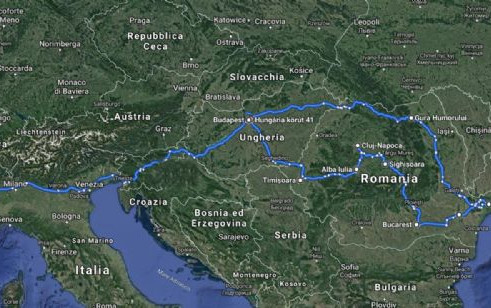 In camper attraverso la Romania