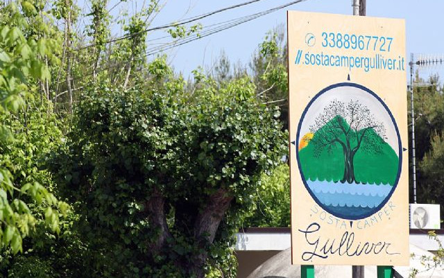 Area sosta camper Gulliver