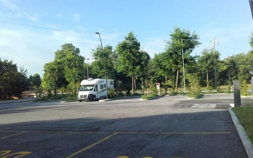 Parcheggio camper Sesto al Reghena