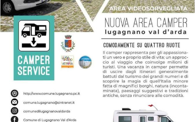 Area sosta Lugagnano Val d'Arda