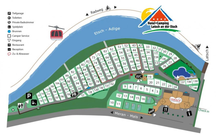 Camping Latsch an der Etsch