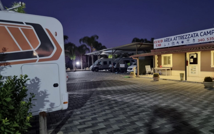 Area sosta camper Sircacusa ClaudCar